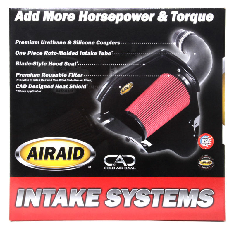 Airaid 451-265 11-14 Ford Mustang 3.7L V6 MXP Intake System w/ Tube (Dry / Red Media)