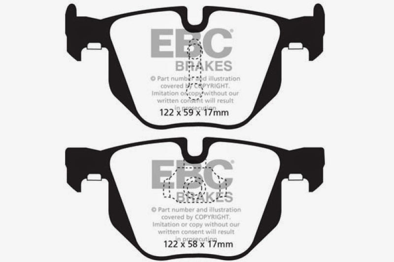 EBC DP42009R 10-14 BMW X5 3.0 Turbo (35) Yellowstuff Rear Brake Pads