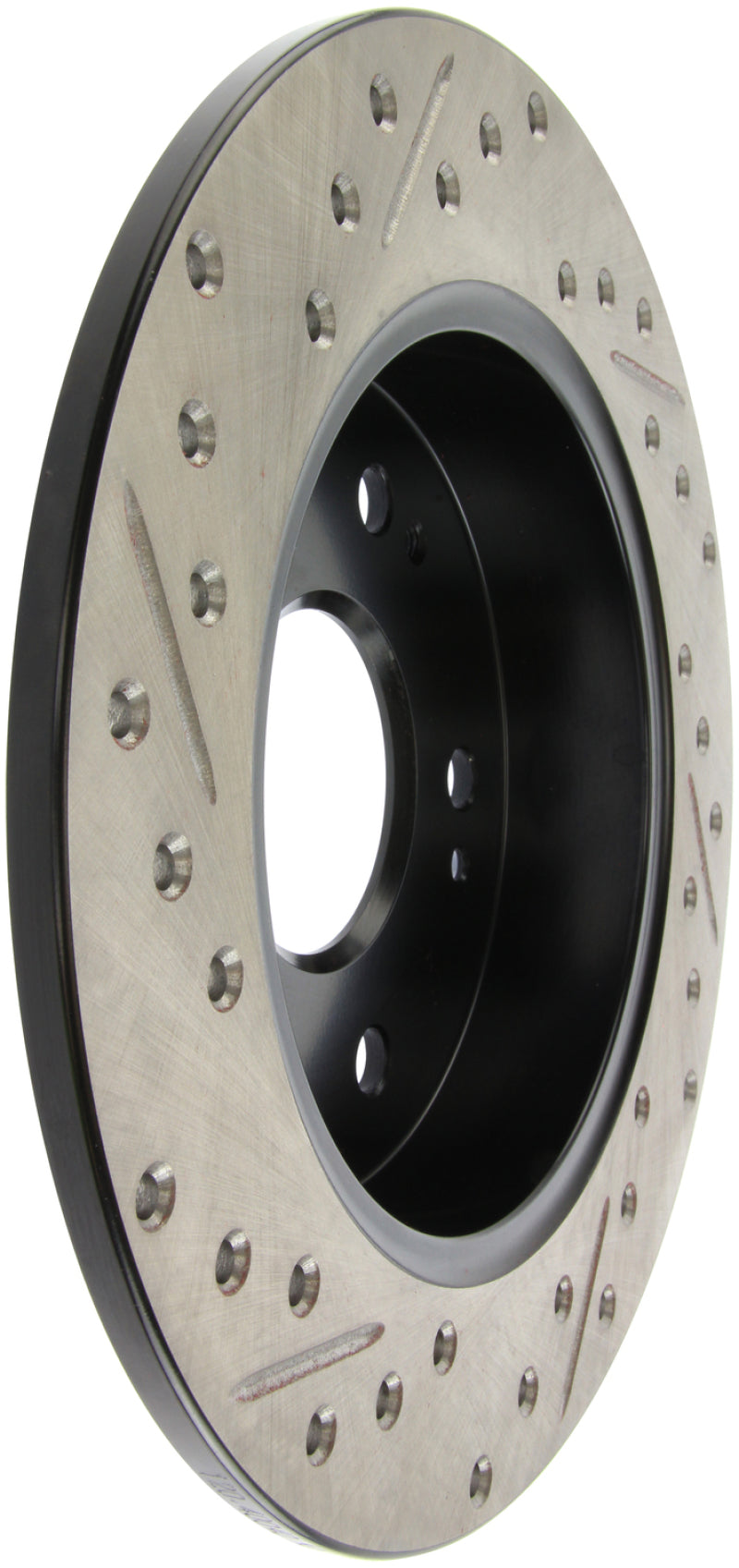 Stoptech 127.40040L StopTech 06-09 Honda Civic Ex/Si Slotted & Drilled Left Rear Rotor