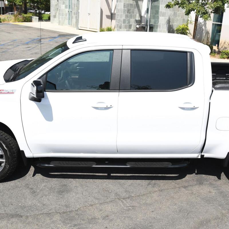 Westin 21-4135 2019 Chevrolet Silverado/Sierra 1500 Crew Cab Platinum 4 Oval Nerf Step Bars - Black