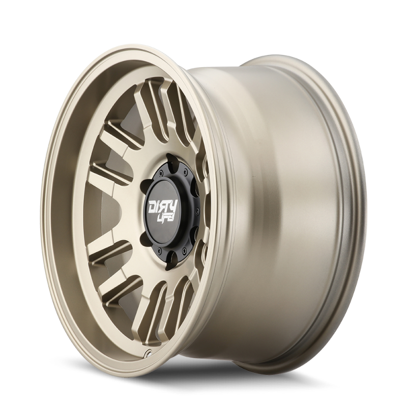 Dirty Life 9310-7983MGD0 9310 Canyon 17x9 / 6x139.7 BP / 0mm Offset / 106mm Hub Satin Gold Wheel