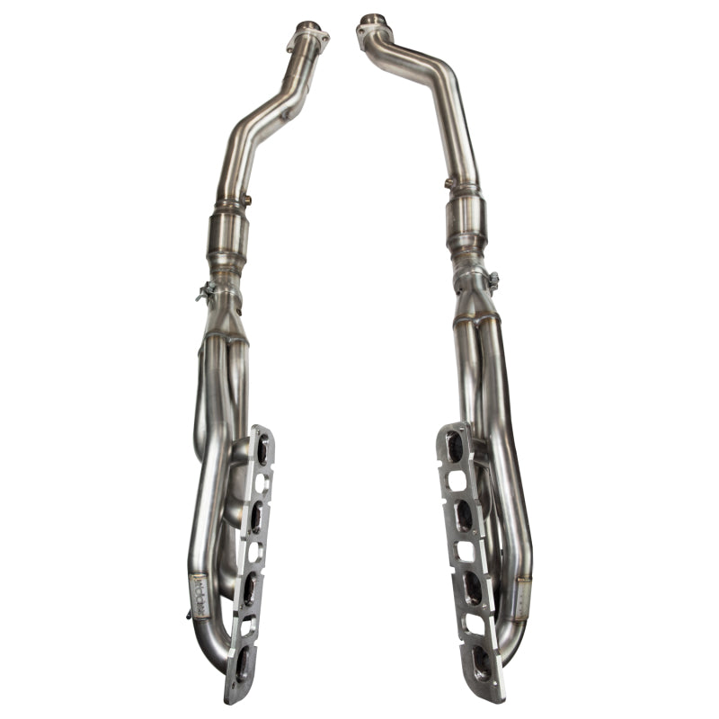 Kooks Headers 3410H431 Kooks 12+ Jeep Grand Cherokee 6.4L 1-7/8in x 3in SS Longtube Headers w/Green Catted Connection Pipes