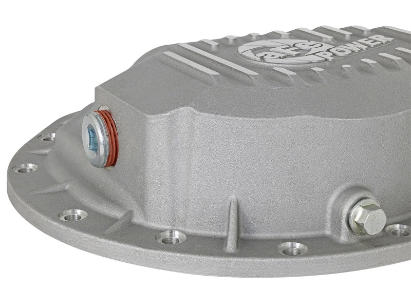 aFe 46-70040 afe Front Differential Cover (Raw; Street Series); Dodge Diesel Trucks 03-12 L6-5.9/6.7L (td)