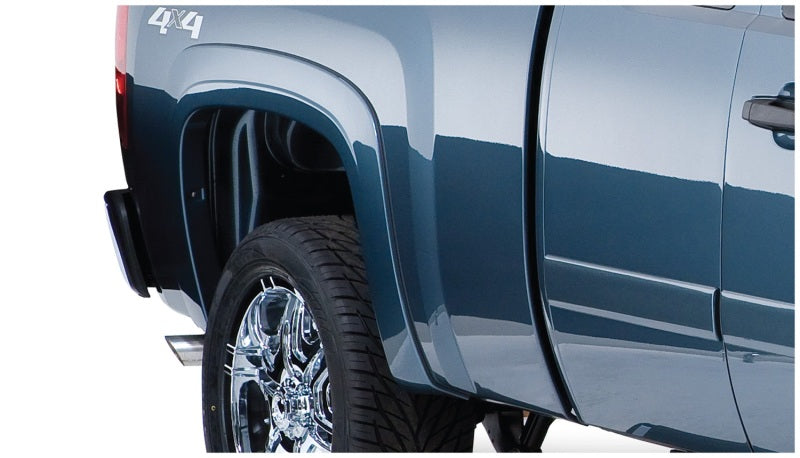 Bushwacker 40941-02 07-13 Chevy Silverado 1500 Fleetside OE Style Flares 4pc 69.3in Bed - Black
