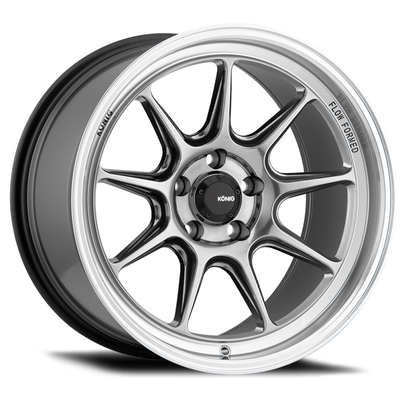Konig CT9510035C Countergram 15x9 4x100 ET35 Hyper Chrome / Machined Lip