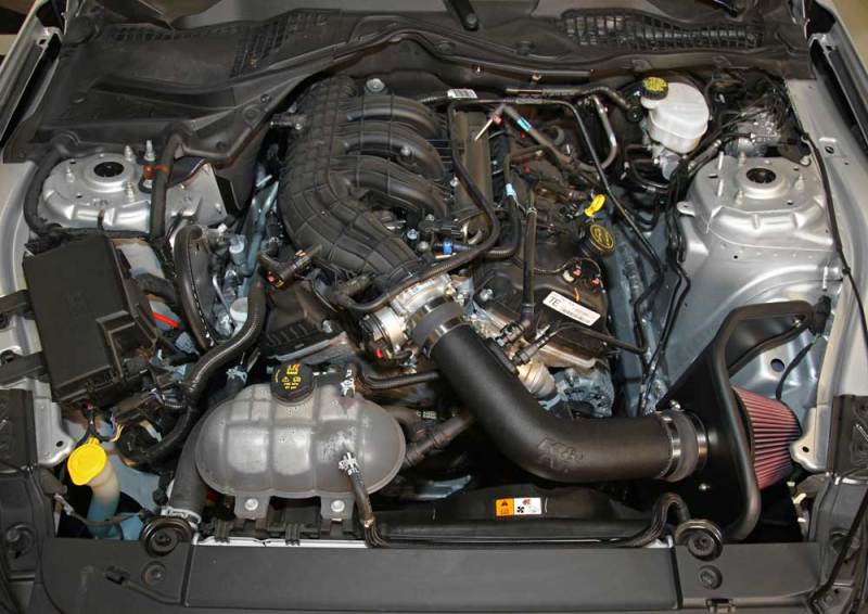K&N Engineering 57-2594 K&N 15-17 Ford Mustang 3.7L V6 F/I Performance Intake Kit