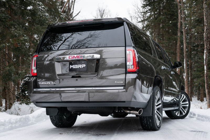 MBRP S5043304 15-20 GM Tahoe/Suburban/Yukon/Yukon XL/Escalade T304 Stainless Steel 3in. Cat Back -Single Side