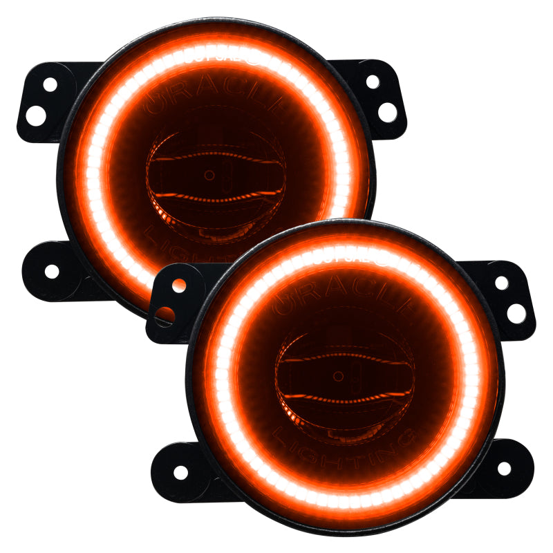 ORACLE Lighting 5846-332 Oracle Jeep Wrangler JK/JL/JT High Performance W LED Fog Lights - ColorSHIFT - Dynamic SEE WARRANTY