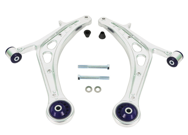 Superpro ALOY0015K SuperPro 2008 Subaru Impreza WRX STI Front Lower Alloy Control Arm Kit (+Caster)