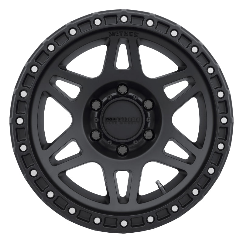 Method Wheels MR31279060512N Method MR312 17x9 -12mm Offset 6x5.5 106.25mm CB Matte Black Wheel