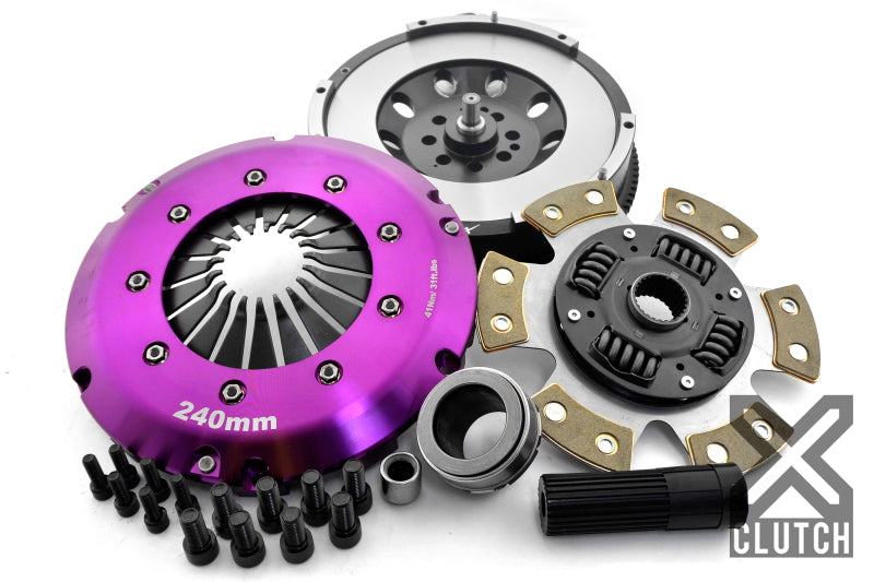 XCLUTCH XKBM24565-1R XClutch 07-10 BMW 335i Base 3.0L Stage 2R Extra HD Sprung Ceramic Clutch (8 Bolt/PB in Input Shaft)