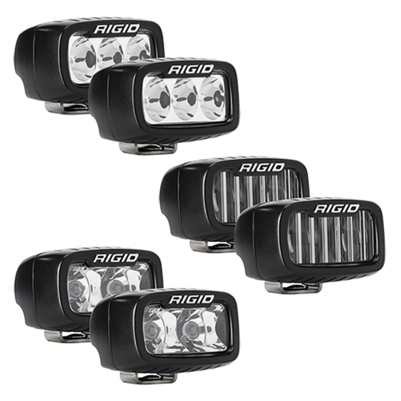 Rigid Industries 46731 2021+ Ford Mod Bumper Triple SR-M Fog Light Kit