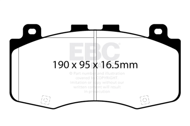 EBC DP42400R 2018+ Jeep Grand Cherokee Trackhawk Yellowstuff Front Brake Pads