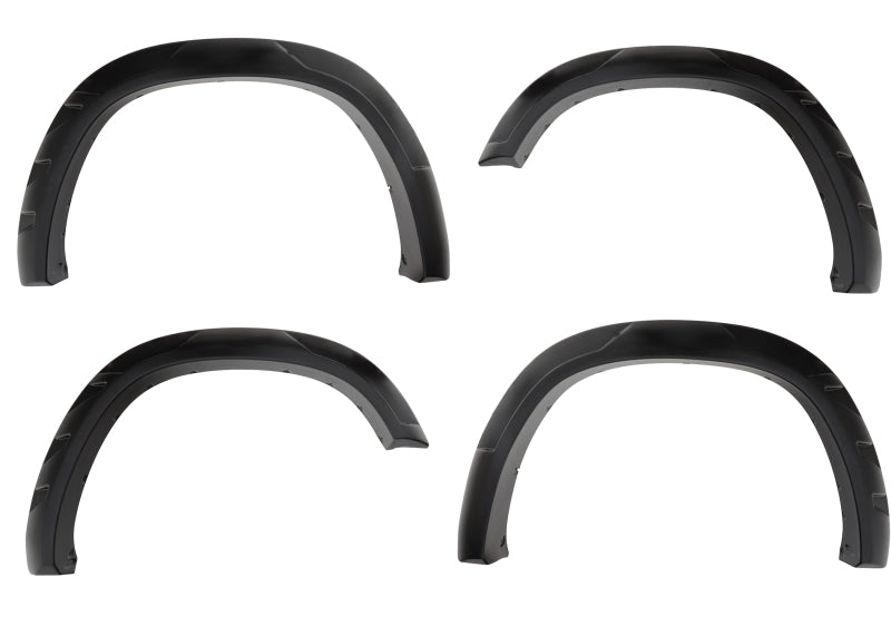 Bushwacker 40944-02 2019 Chevrolet Silverado 1500 w/ 69.3in Fleetside Bed DRT Style Flares 4pc - Black