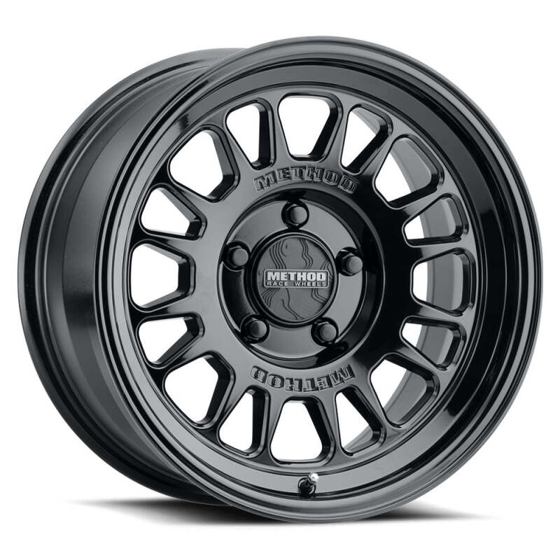 Method Wheels MR318785501300 Method MR318 17x8.5 0mm Offset 5x5 71.5mm CB 4.7 BS - Gloss Black Wheel