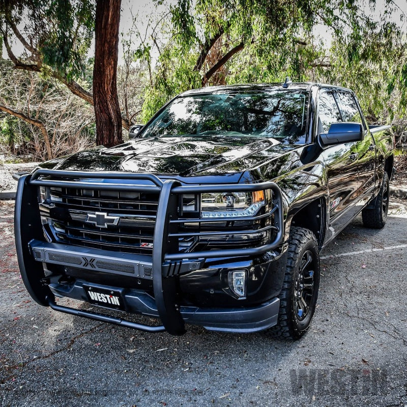Westin 40-33875 16-18 Chevy Silverado 1500 Sportsman X Grille Guard - Textured Black