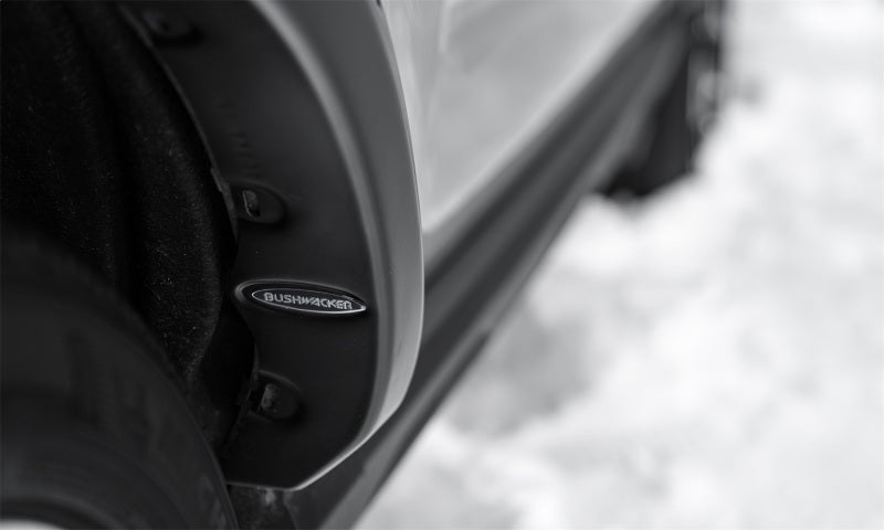 Bushwacker 20952-02 21-22 Ford Bronco Sport Pocket Style Flares 4pc Set - Black Smooth Finish
