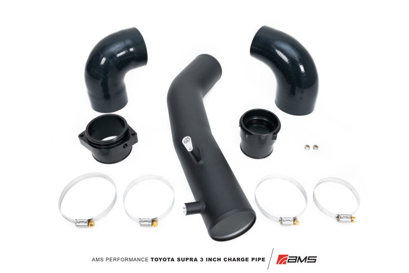 AMS AMS.38.09.0001-1 Performance 2020+ Toyota Supra A90 Aluminum 3in Charge Pipe Kit
