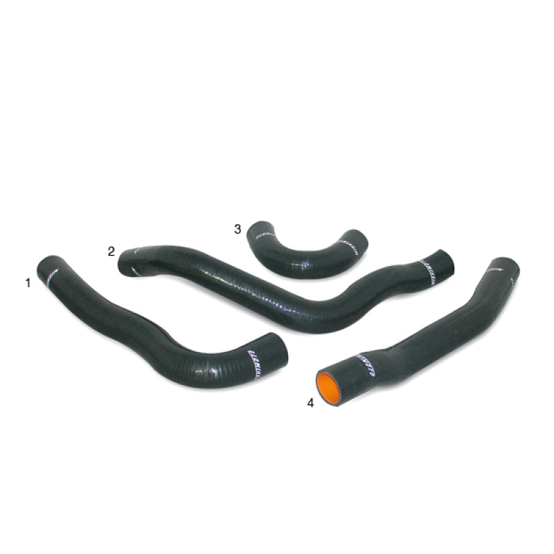 Mishimoto MMHOSE-EVO-10BK Mitsubishi EVO X Black Silicone Hose Kit