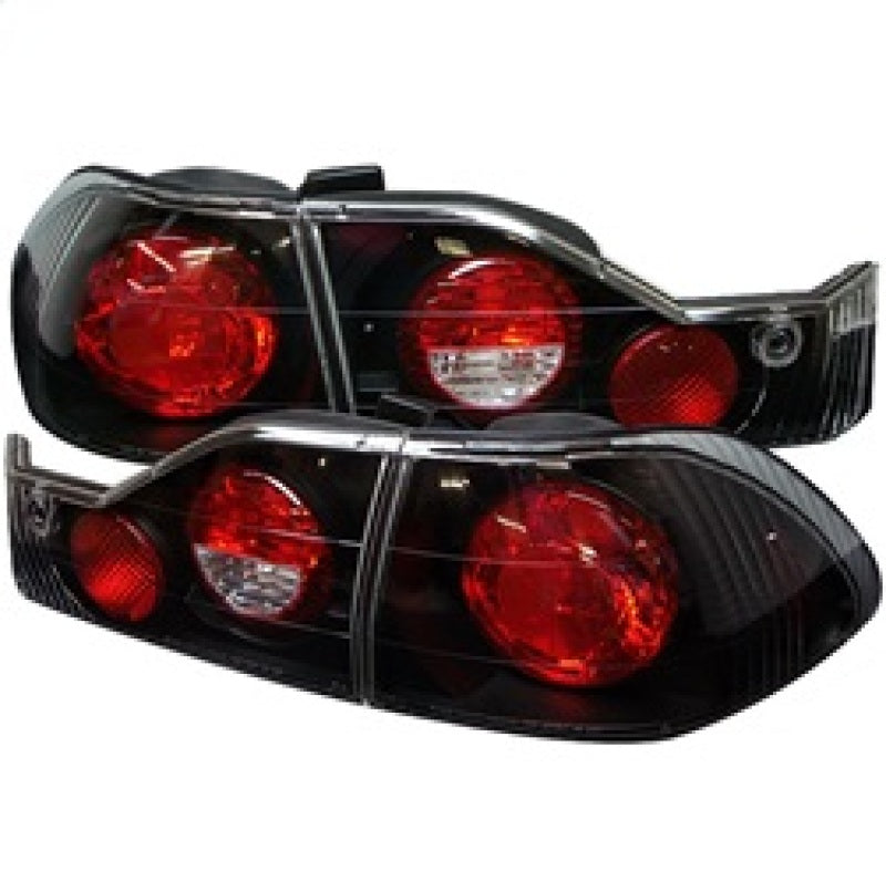 SPYDER 5004321 Spyder Honda Accord 98-00 4Dr Euro Style Tail Lights Black ALT-YD-HA98-BK