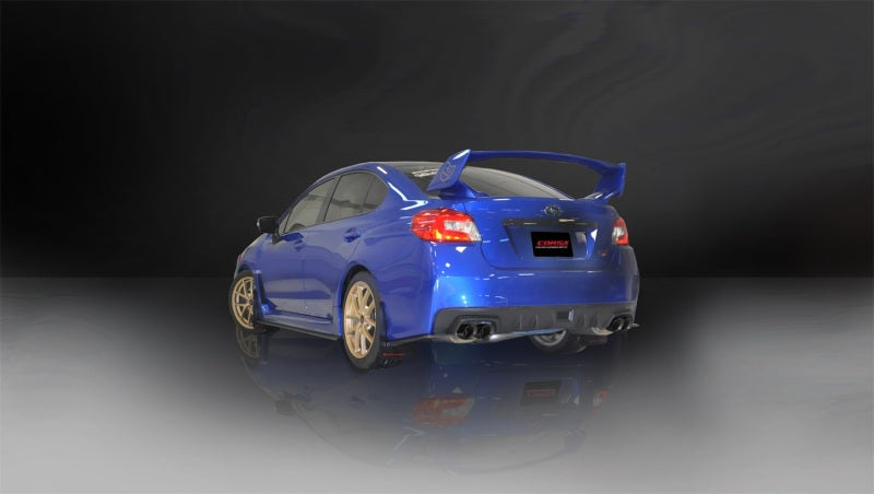 CORSA Performance 14857BLK Corsa 2015-2021 Subaru WRX Cat Back Exhaust Black Quad 3.5in Tips *Sport*