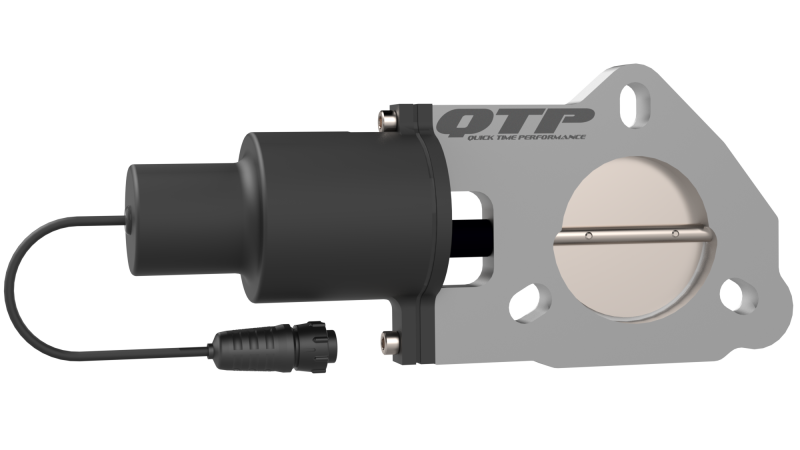 QTP QTEC25 2.5in Bolt-On QTEC Electric Cutout Valve - Single