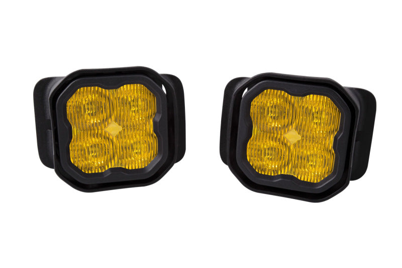 Diode Dynamics DD6244 SS3 Pro Type F2 Kit - Yellow SAE Fog