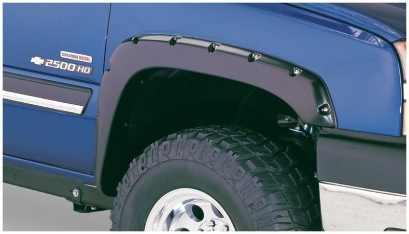 Bushwacker 40990-02 21-22 Chevrolet Colorado (Ex ZR2) 61.7in Bed Fleetside FF Pocket Style Flares 4pc - Sm Bk