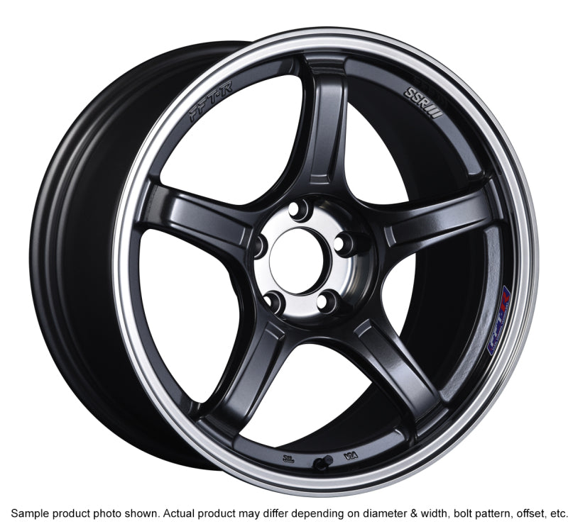 SSR XC18950+3805CGM GTX03 18x9.5 5x100 38mm Offset Black Graphite Wheel