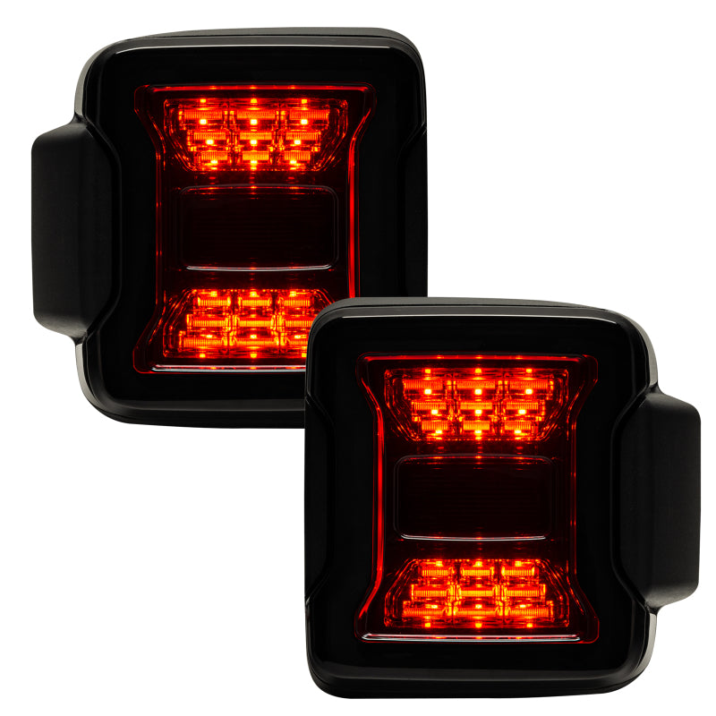 ORACLE Lighting 5852-504 Oracle Jeep Wrangler JL Black Series LED Tail Lights SEE WARRANTY