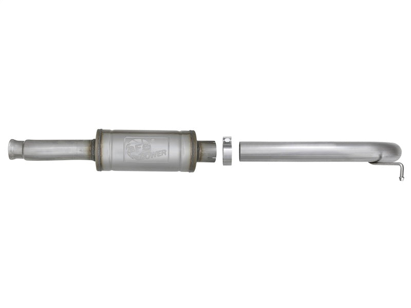 aFe 49-48068 Rock Duster 3in 409 SS Cat-Back Turn-Down Exhaust 2018+ Jeep Wrangler (JL) V6 3.6L
