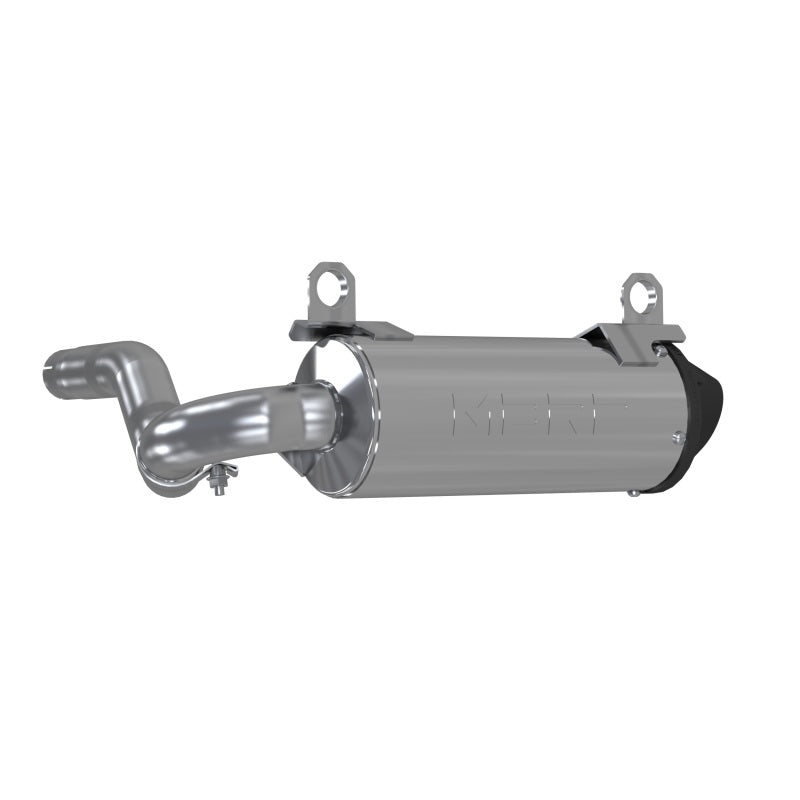 MBRP AT-9214PT 15-Up Can-Am OUtlander 450/500/570 US Market Only 5in Performance Series T304 Slip-on Exhaust
