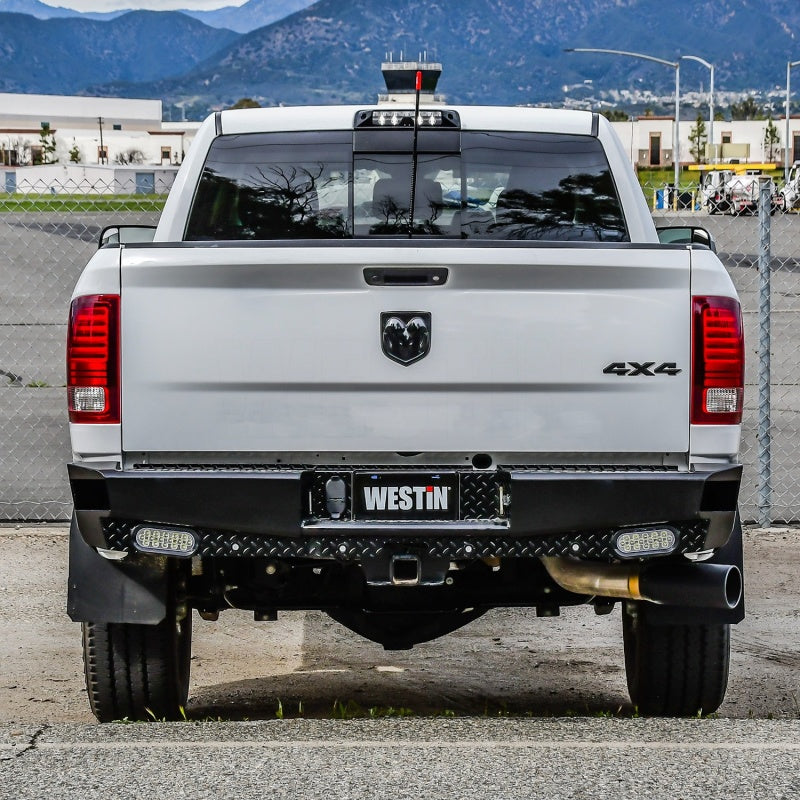 Westin 58-341175 09-18 RAM 1500 HDX Bandit Rear Bumper - Black