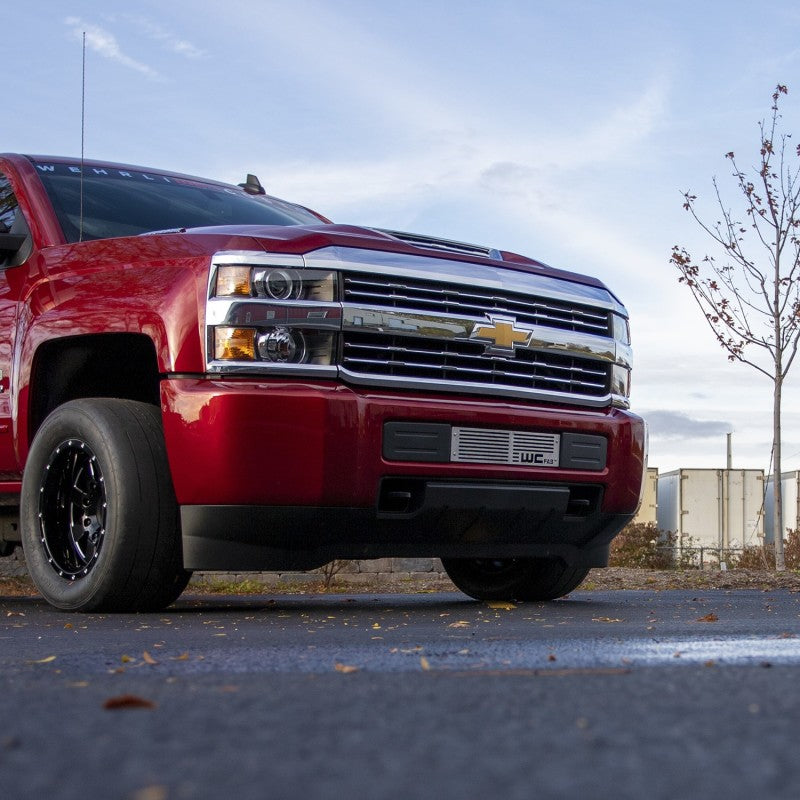 Wehrli WCF100290 15-19 Chevrolet Silverado HD 6.6L LML/L5P Duramax Bumper Grille - Raw Stainless Finish