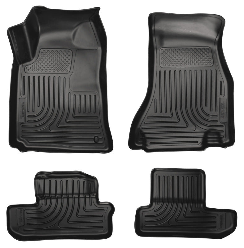 Husky Liners 98021 08-12 Dodge Challenger WeatherBeater Combo Black Floor Liners