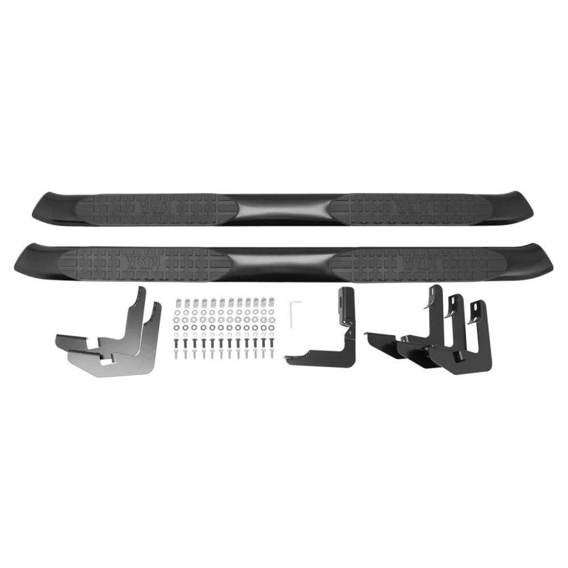 Westin 21-54065 18-20 Jeep Wrangler JL Unlimited 4DR PRO TRAXX 5 Oval Nerf Step Bars - Textured Black