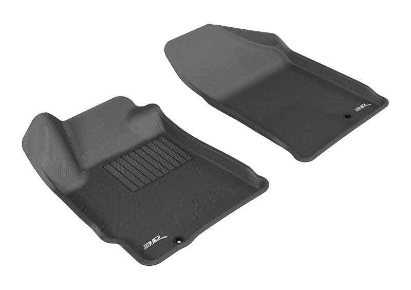 3D MAXpider L1NS06211509 2007-2012 Nissan Altima Coupe/Sedan Kagu 1st Row Floormat - Black