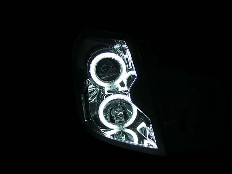 ANZO 121417 2003-2007 Cadillac Cts Projector Headlights w/ Halo Black (CCFL)