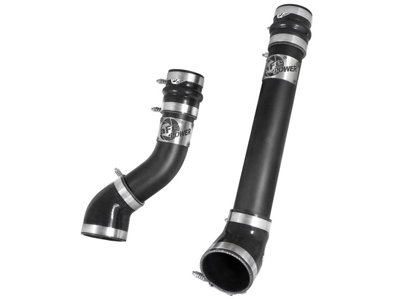 aFe 46-20064-B Bladerunner 3 inch Black Intercooler Hot and Cold Side Tubes Dodge Diesel Trucks 94-02 L6-5.9