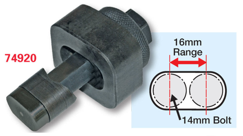 SPC Performance 74920 14x16mm Slot Punch Tool