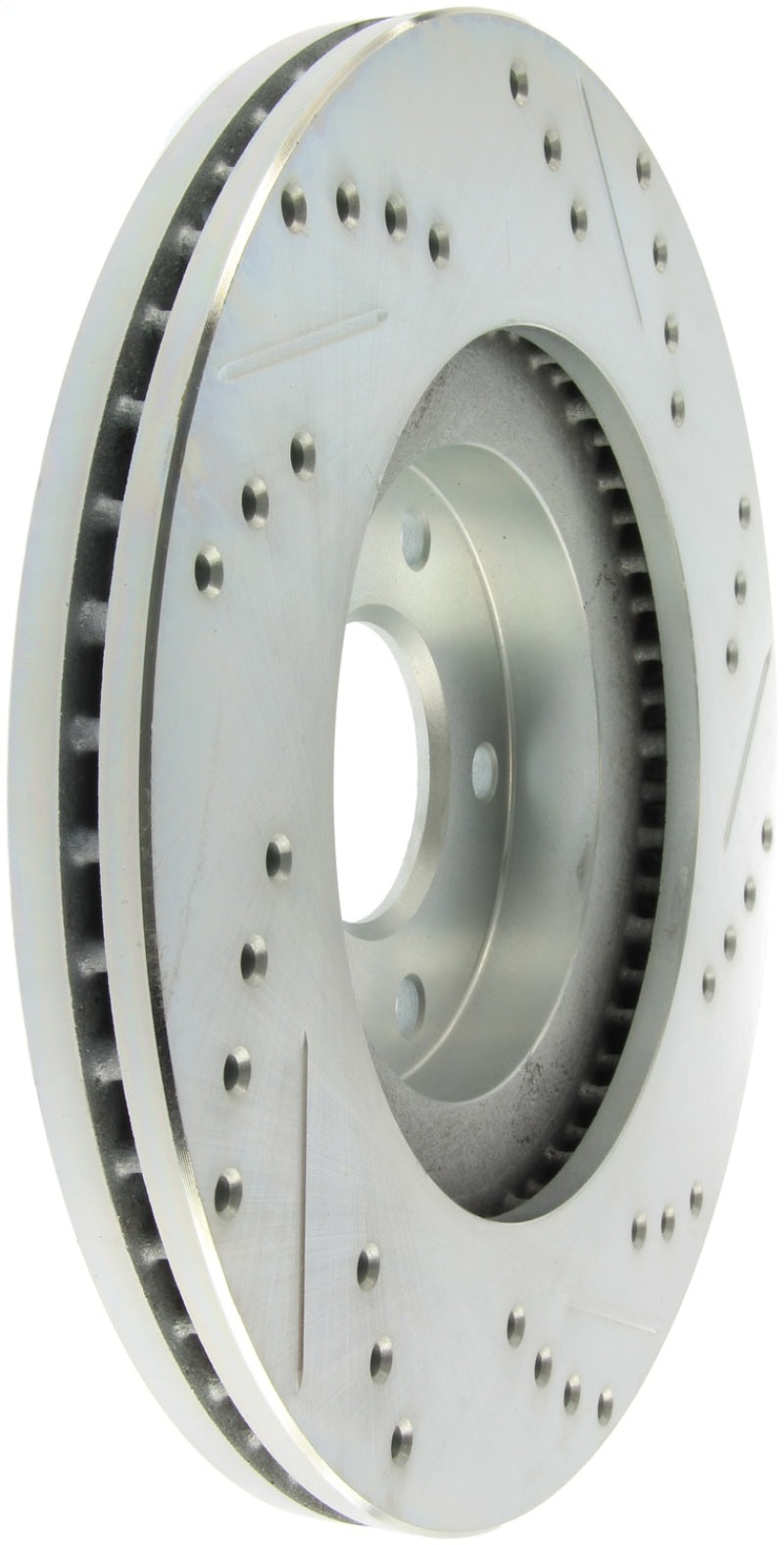 Stoptech 227.42080R StopTech Select Sport Nissan Slotted and Drilled Right Front Rotor