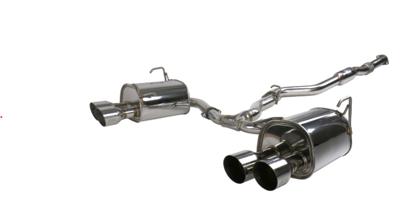 Invidia HS15STIG2S 15+ Subaru STI 4Dr Q300 Single Layer Stainless Steel Quad Tip Cat-Back Exhaust