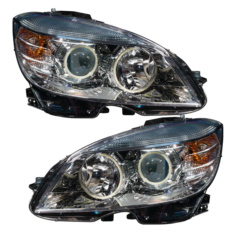 ORACLE Lighting 7115-334 Oracle 08-11 Mercedes Benz C-CLASS Pre-Assembled Headlights Chrome Housing w/o Cntrl SEE WARRANTY