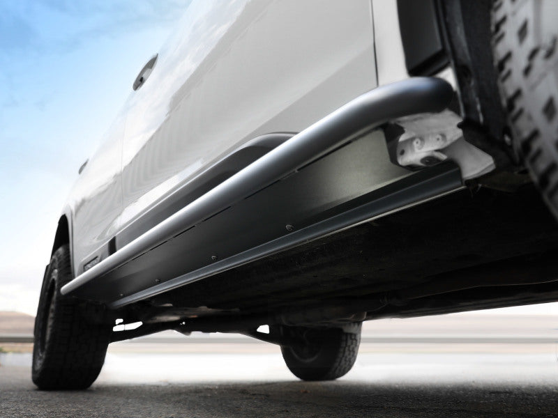 aFe 79-27003 POWER 20-23 Subaru Outback H4 2.4L (t) / H4 2.5L Terra Guard Trail Slider Steps - Black