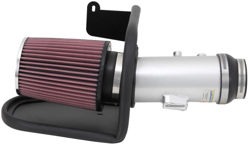 K&N Engineering 69-1212TS K&N 13-14 Honda Accord 3.5L V6 69 Series Typhoon Air Intake System - Silver Cold Air Intake Kit