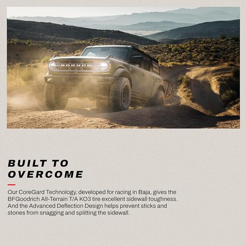 BFGoodrich 29259 All Terrain T/A KO3 35x12.50R18/F 128R