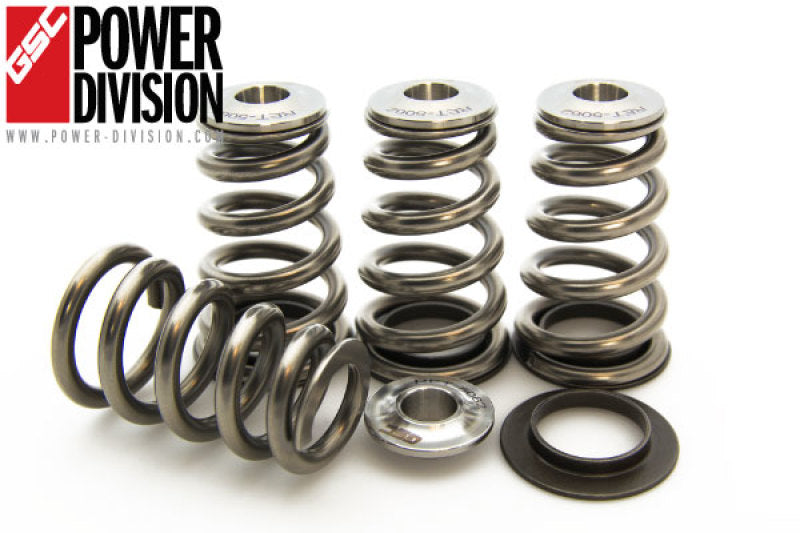 GSC Power Division 5062 GSC P-D Mitsubishi 4B11T High Pressure Single Conical Valve Spring and Ti Retainer Kit
