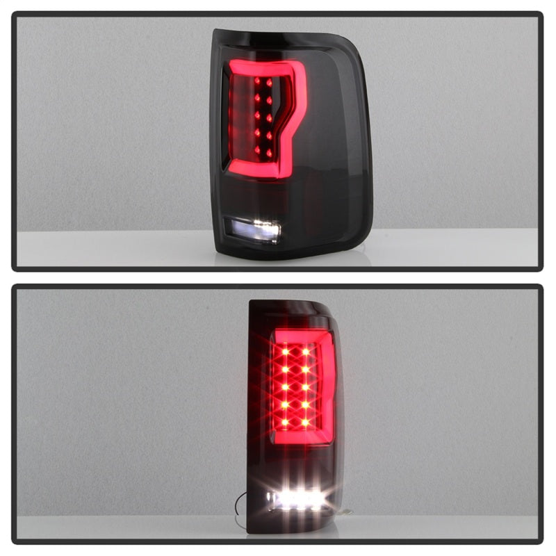 SPYDER 5084187 Spyder Ford F150 04-08 Styleside Tail Light V2 - LED - Black Smoke ALT-YD-FF15004V2-LBLED-BSM