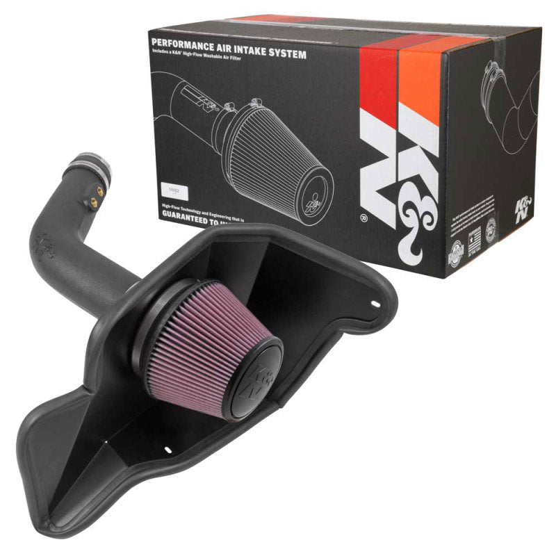 K&N Engineering 57-2594 K&N 15-17 Ford Mustang 3.7L V6 F/I Performance Intake Kit