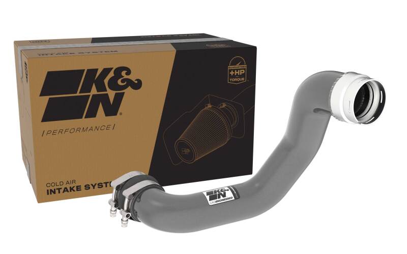 K&N Engineering 77-1021KC K&N 23-24 GM Colorado/Canyon 2.7L L4 Charge Pipe - Aluminum Tube - Gunmetal Gray